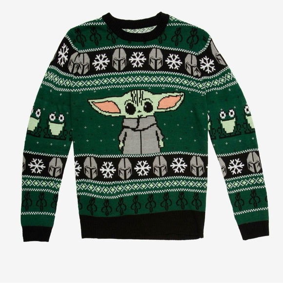 Star Wars Other - Box Lunch Star Wars Mandalorian The Child Grogu Holiday Sweater
